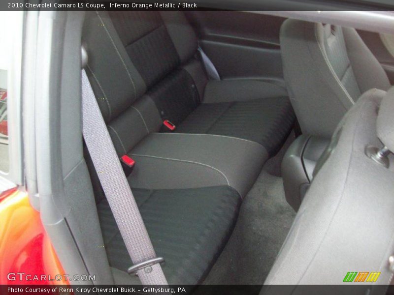 Inferno Orange Metallic / Black 2010 Chevrolet Camaro LS Coupe