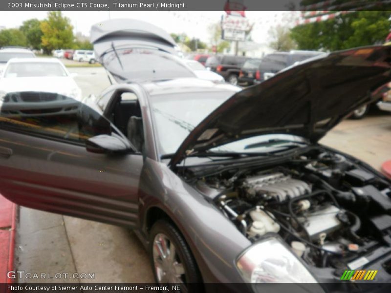 Titanium Pearl / Midnight 2003 Mitsubishi Eclipse GTS Coupe