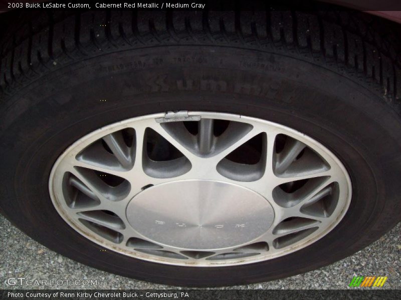 Cabernet Red Metallic / Medium Gray 2003 Buick LeSabre Custom