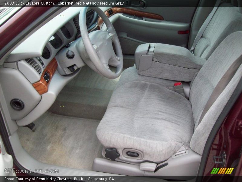 Cabernet Red Metallic / Medium Gray 2003 Buick LeSabre Custom