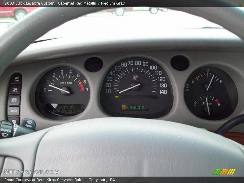 Cabernet Red Metallic / Medium Gray 2003 Buick LeSabre Custom