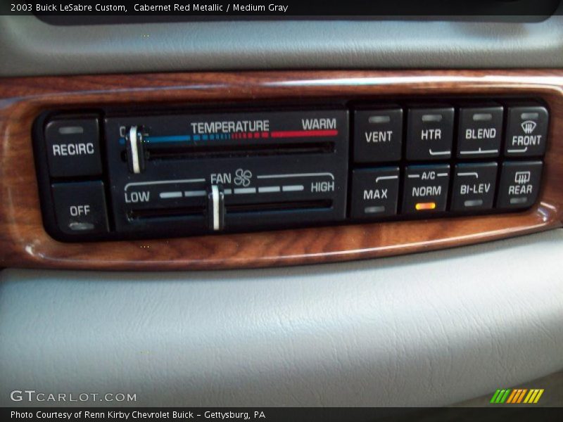 Cabernet Red Metallic / Medium Gray 2003 Buick LeSabre Custom