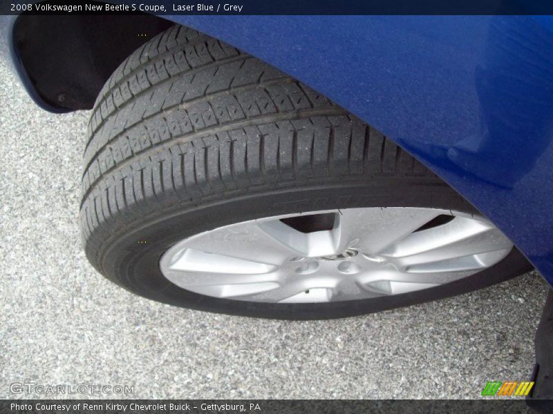 Laser Blue / Grey 2008 Volkswagen New Beetle S Coupe