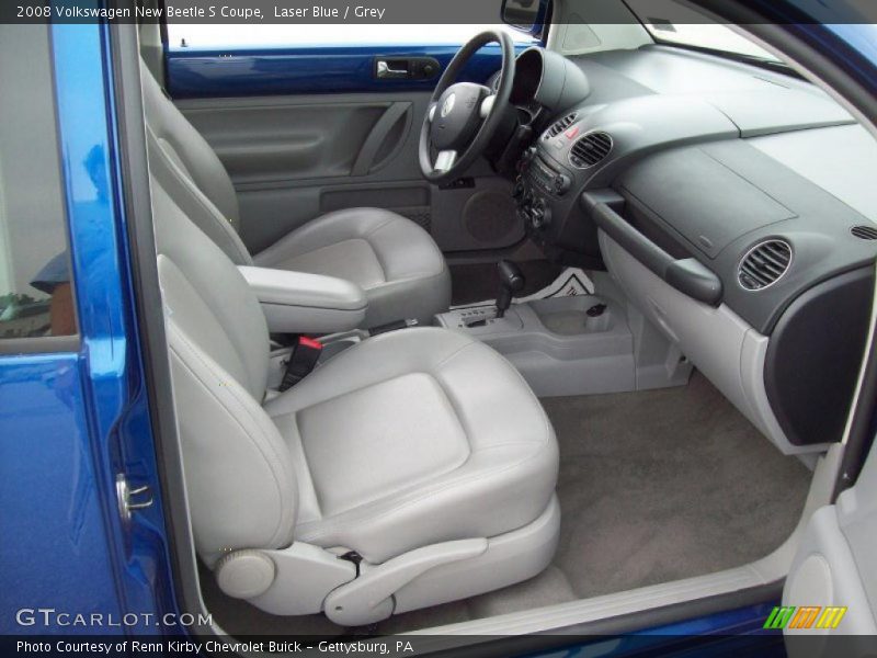 Laser Blue / Grey 2008 Volkswagen New Beetle S Coupe