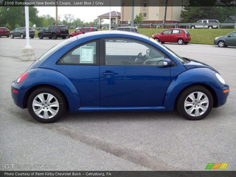 Laser Blue / Grey 2008 Volkswagen New Beetle S Coupe