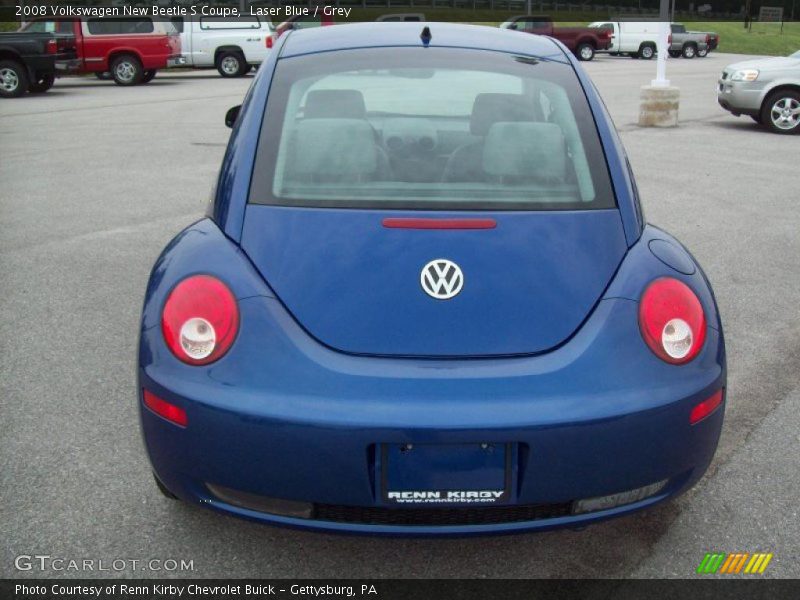 Laser Blue / Grey 2008 Volkswagen New Beetle S Coupe