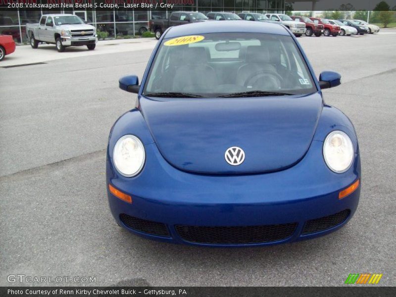 Laser Blue / Grey 2008 Volkswagen New Beetle S Coupe