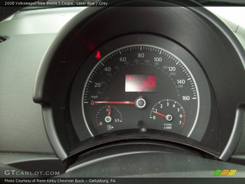 Laser Blue / Grey 2008 Volkswagen New Beetle S Coupe