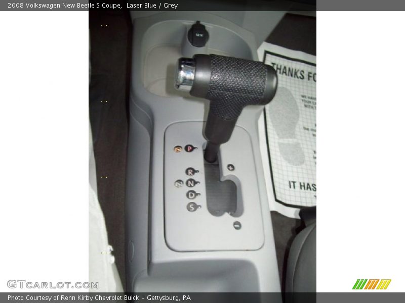 Laser Blue / Grey 2008 Volkswagen New Beetle S Coupe