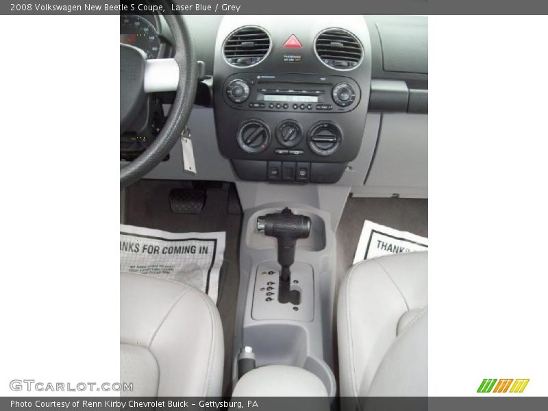 Laser Blue / Grey 2008 Volkswagen New Beetle S Coupe