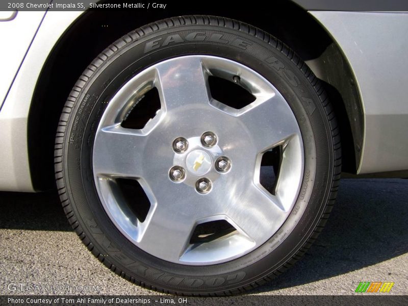 Silverstone Metallic / Gray 2008 Chevrolet Impala SS