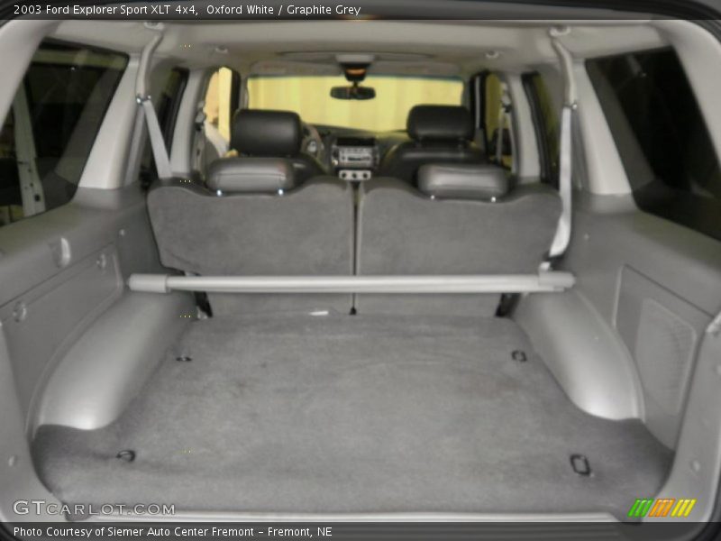 Oxford White / Graphite Grey 2003 Ford Explorer Sport XLT 4x4