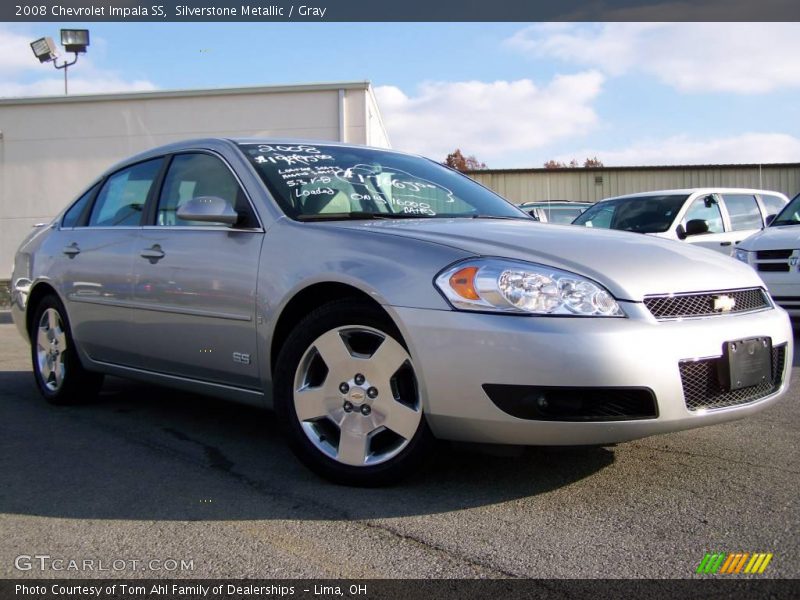 Silverstone Metallic / Gray 2008 Chevrolet Impala SS