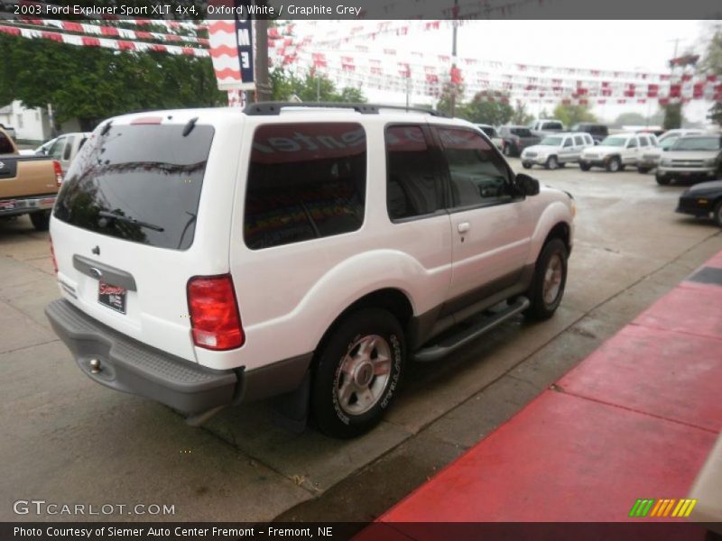 Oxford White / Graphite Grey 2003 Ford Explorer Sport XLT 4x4