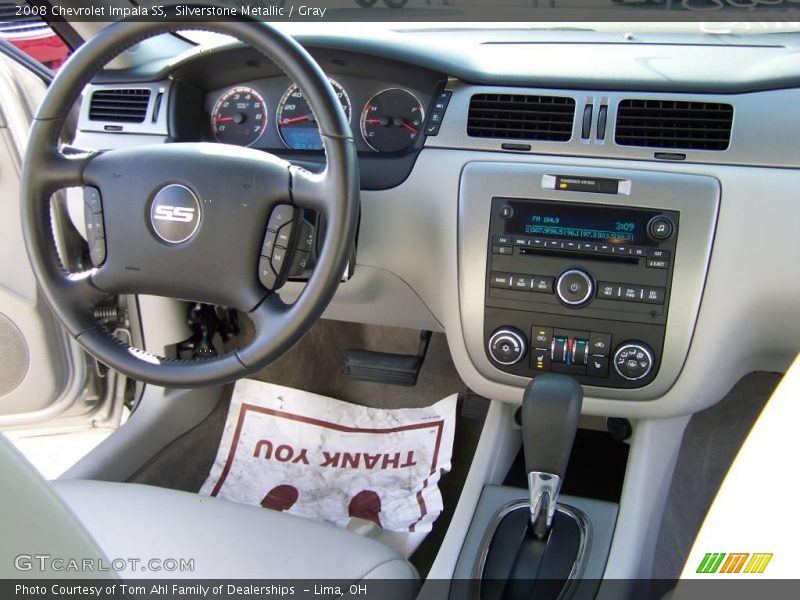Silverstone Metallic / Gray 2008 Chevrolet Impala SS