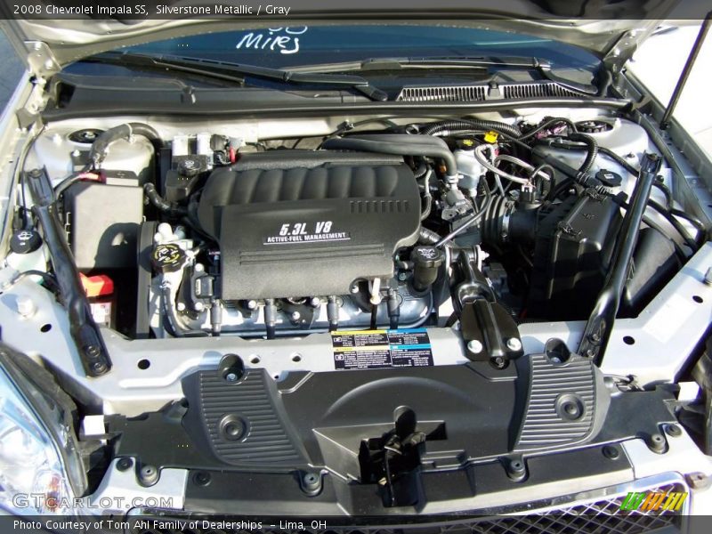 Silverstone Metallic / Gray 2008 Chevrolet Impala SS