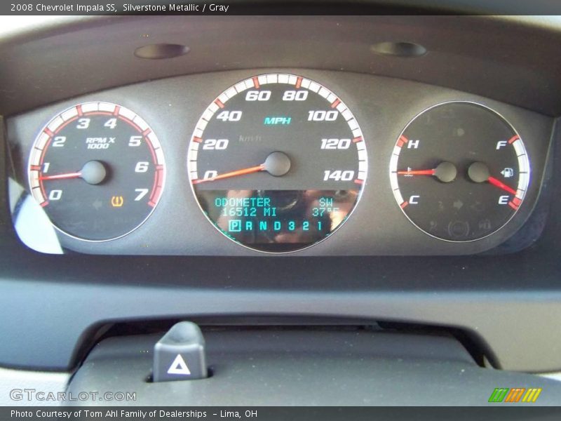 Silverstone Metallic / Gray 2008 Chevrolet Impala SS