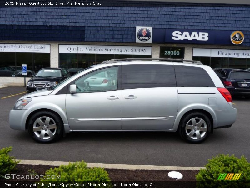 Silver Mist Metallic / Gray 2005 Nissan Quest 3.5 SE