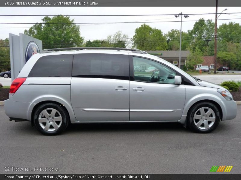 Silver Mist Metallic / Gray 2005 Nissan Quest 3.5 SE