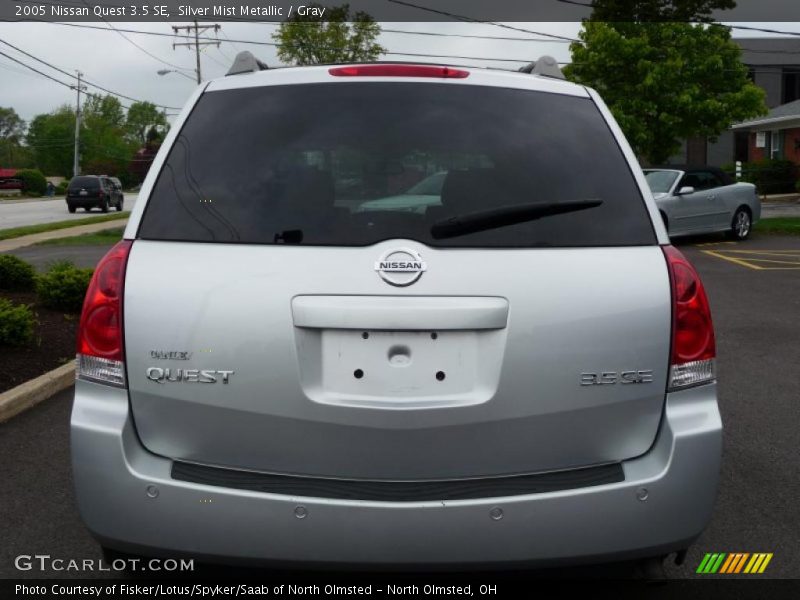 Silver Mist Metallic / Gray 2005 Nissan Quest 3.5 SE
