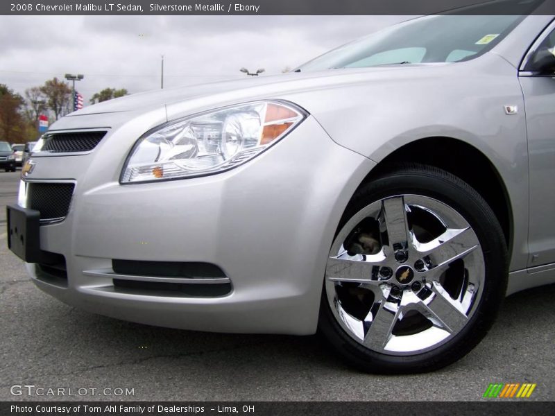 Silverstone Metallic / Ebony 2008 Chevrolet Malibu LT Sedan