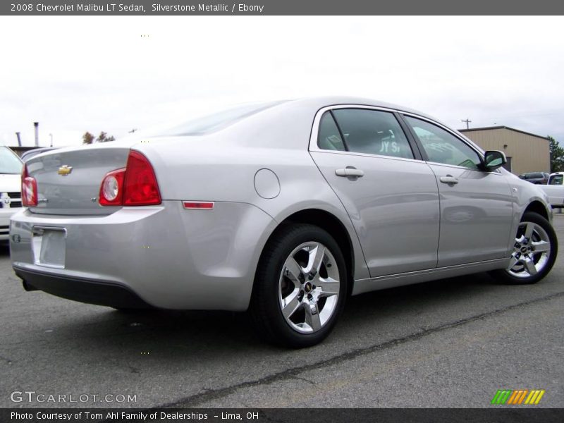 Silverstone Metallic / Ebony 2008 Chevrolet Malibu LT Sedan