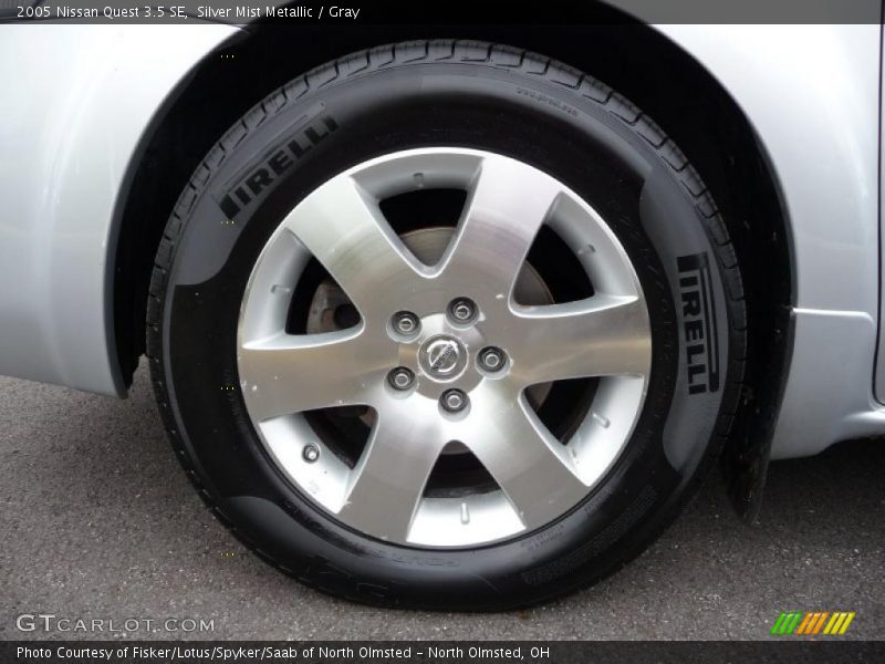 Silver Mist Metallic / Gray 2005 Nissan Quest 3.5 SE