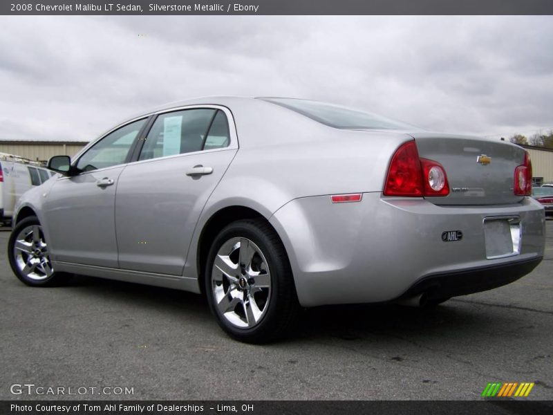 Silverstone Metallic / Ebony 2008 Chevrolet Malibu LT Sedan