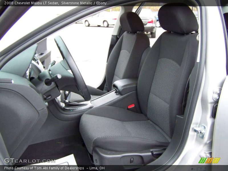 Silverstone Metallic / Ebony 2008 Chevrolet Malibu LT Sedan