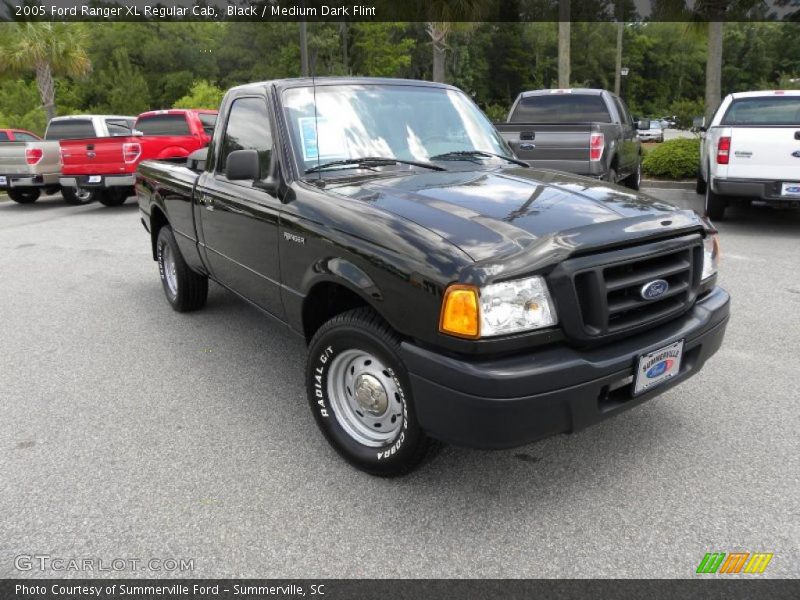 Black / Medium Dark Flint 2005 Ford Ranger XL Regular Cab