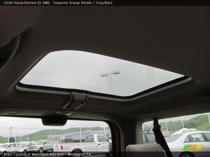 Tangerine Orange Metallic / Gray/Black 2008 Honda Element EX AWD