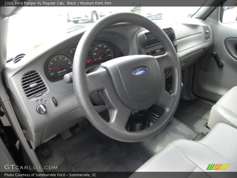 Black / Medium Dark Flint 2005 Ford Ranger XL Regular Cab