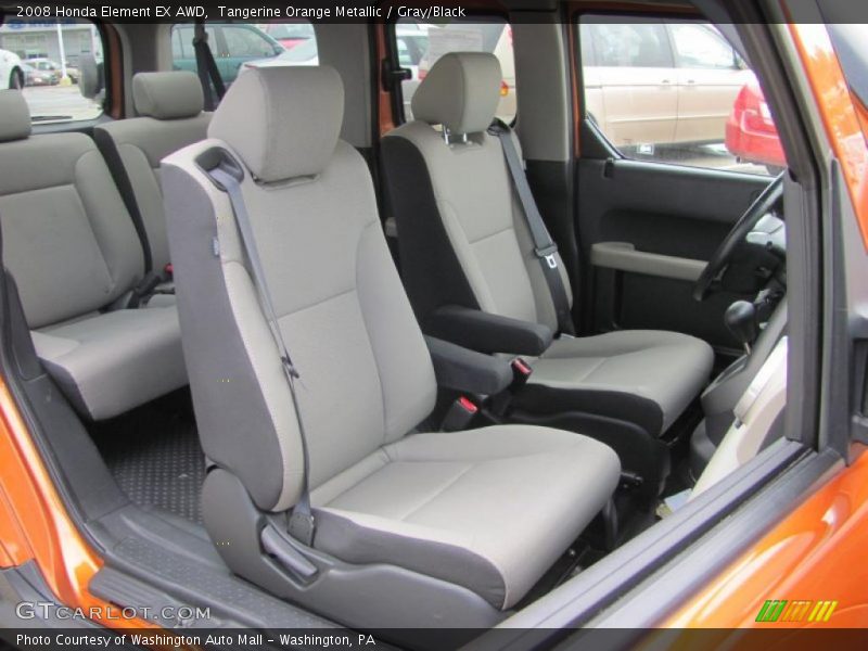 Tangerine Orange Metallic / Gray/Black 2008 Honda Element EX AWD