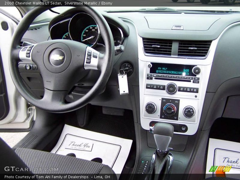 Silverstone Metallic / Ebony 2008 Chevrolet Malibu LT Sedan