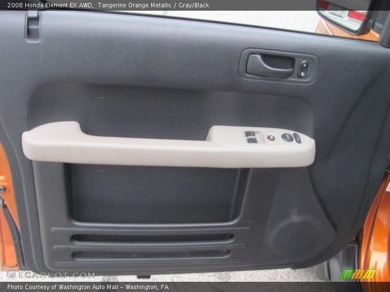 Tangerine Orange Metallic / Gray/Black 2008 Honda Element EX AWD