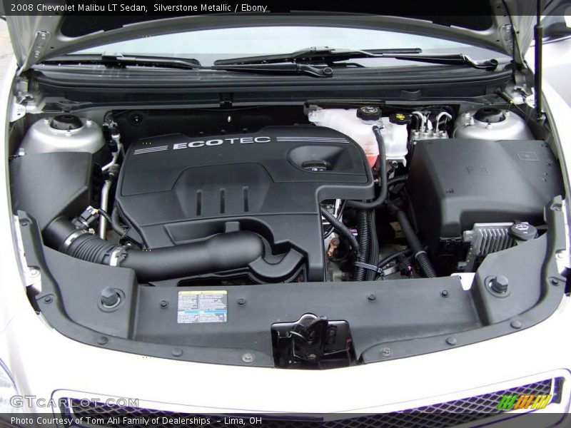Silverstone Metallic / Ebony 2008 Chevrolet Malibu LT Sedan