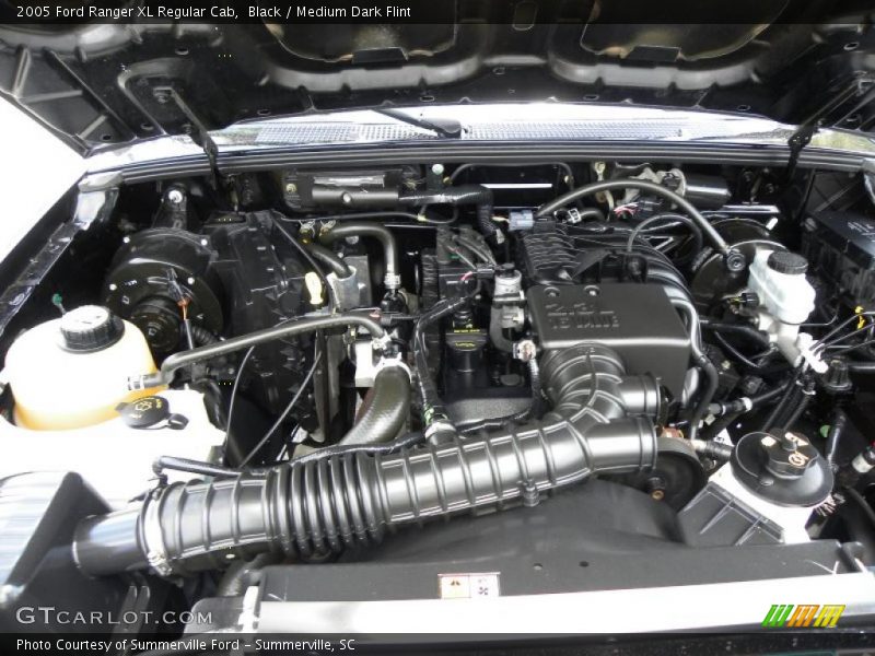 Black / Medium Dark Flint 2005 Ford Ranger XL Regular Cab
