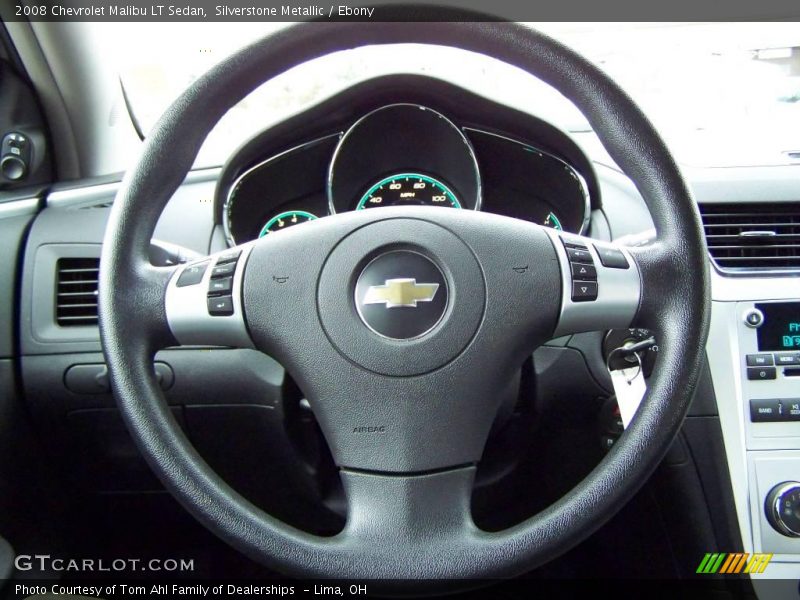 Silverstone Metallic / Ebony 2008 Chevrolet Malibu LT Sedan