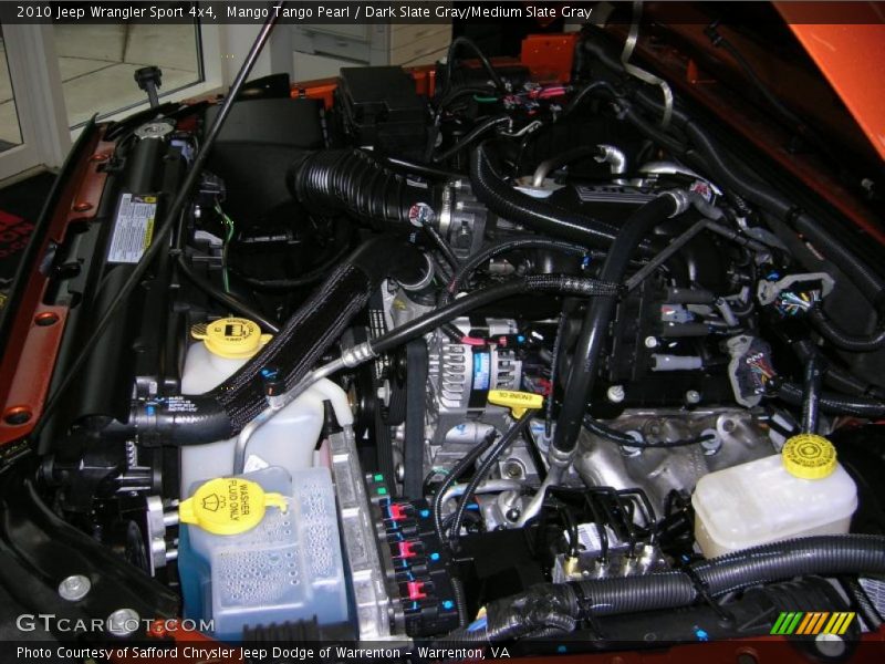 Mango Tango Pearl / Dark Slate Gray/Medium Slate Gray 2010 Jeep Wrangler Sport 4x4
