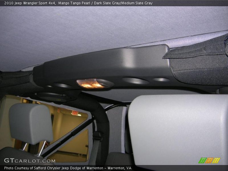 Mango Tango Pearl / Dark Slate Gray/Medium Slate Gray 2010 Jeep Wrangler Sport 4x4