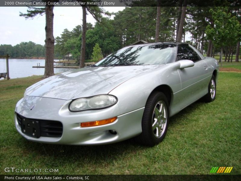 Sebring Silver Metallic / Ebony 2000 Chevrolet Camaro Coupe