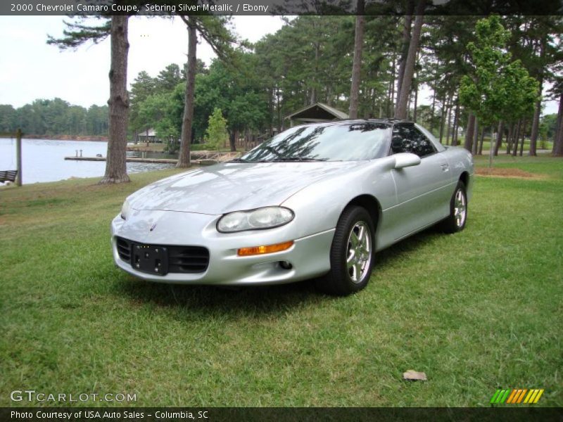 Sebring Silver Metallic / Ebony 2000 Chevrolet Camaro Coupe