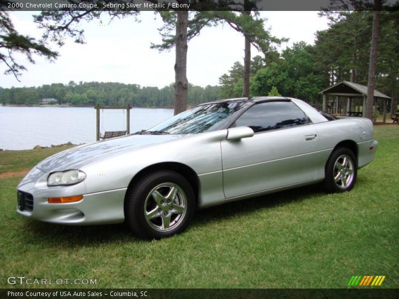 Sebring Silver Metallic / Ebony 2000 Chevrolet Camaro Coupe