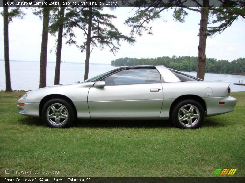 Sebring Silver Metallic / Ebony 2000 Chevrolet Camaro Coupe
