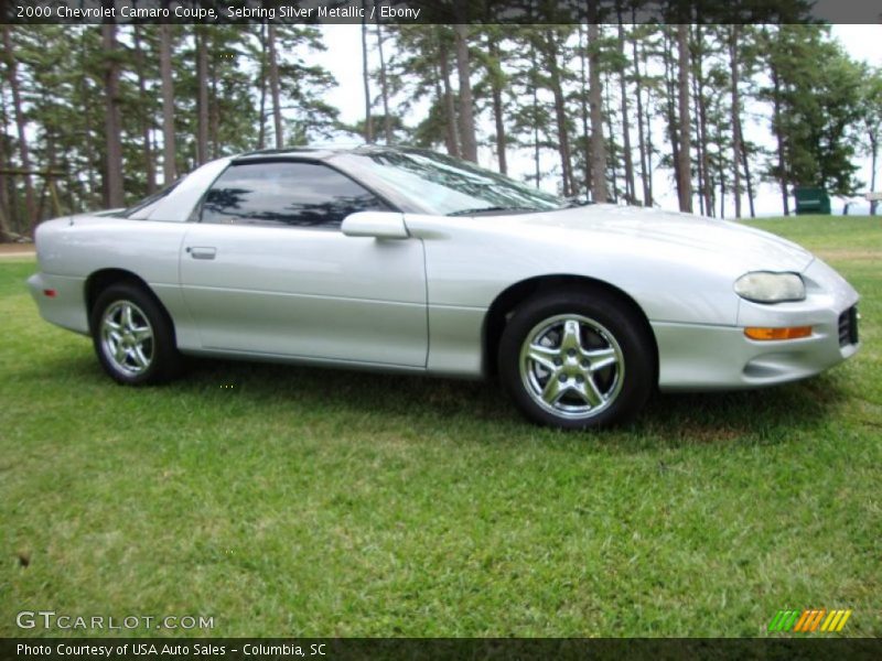 Sebring Silver Metallic / Ebony 2000 Chevrolet Camaro Coupe