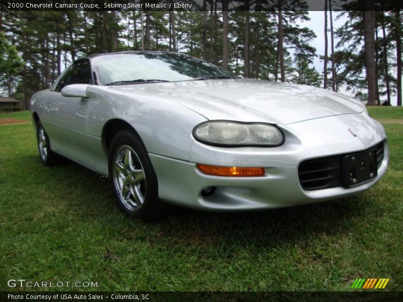 Sebring Silver Metallic / Ebony 2000 Chevrolet Camaro Coupe