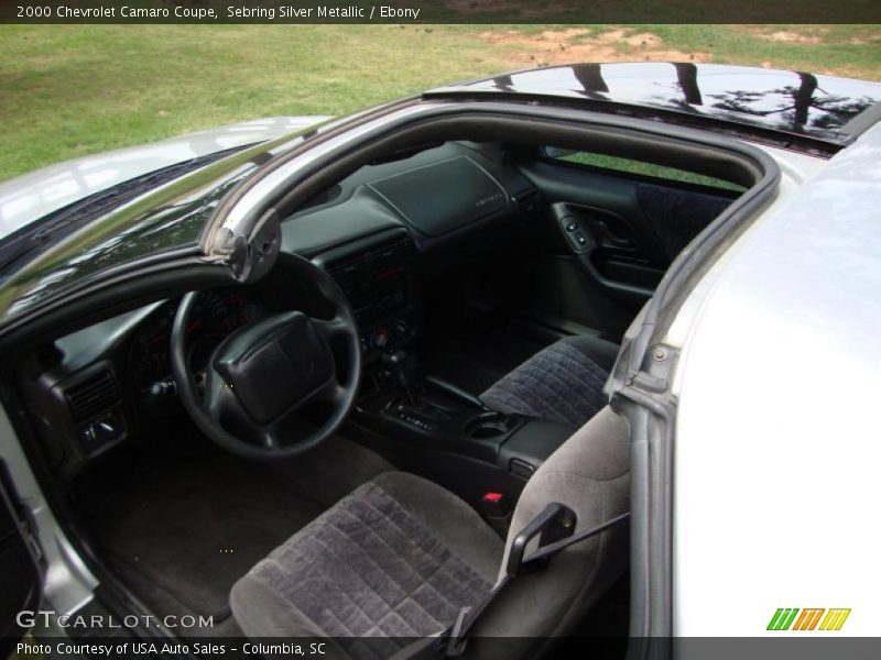 Sebring Silver Metallic / Ebony 2000 Chevrolet Camaro Coupe