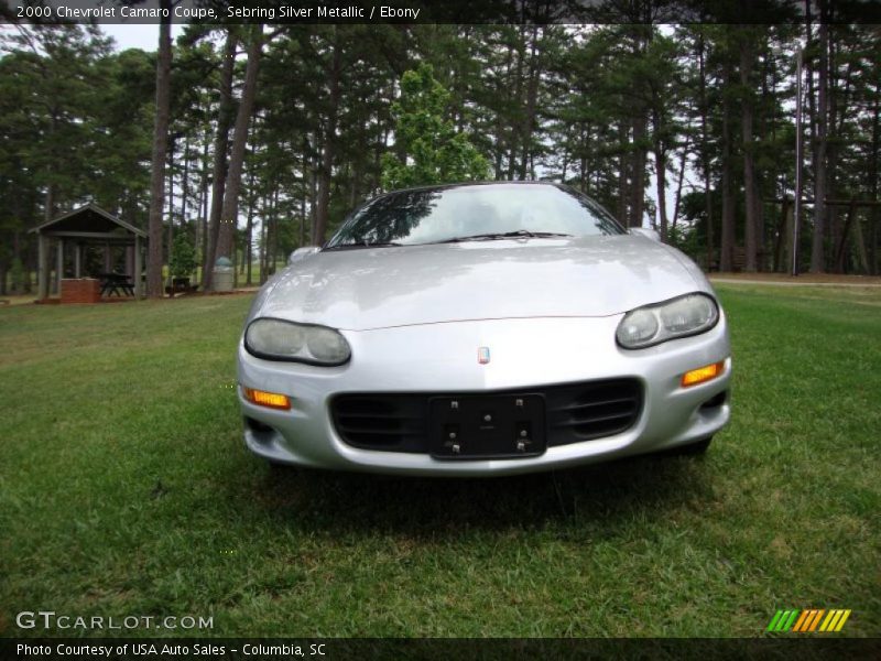Sebring Silver Metallic / Ebony 2000 Chevrolet Camaro Coupe