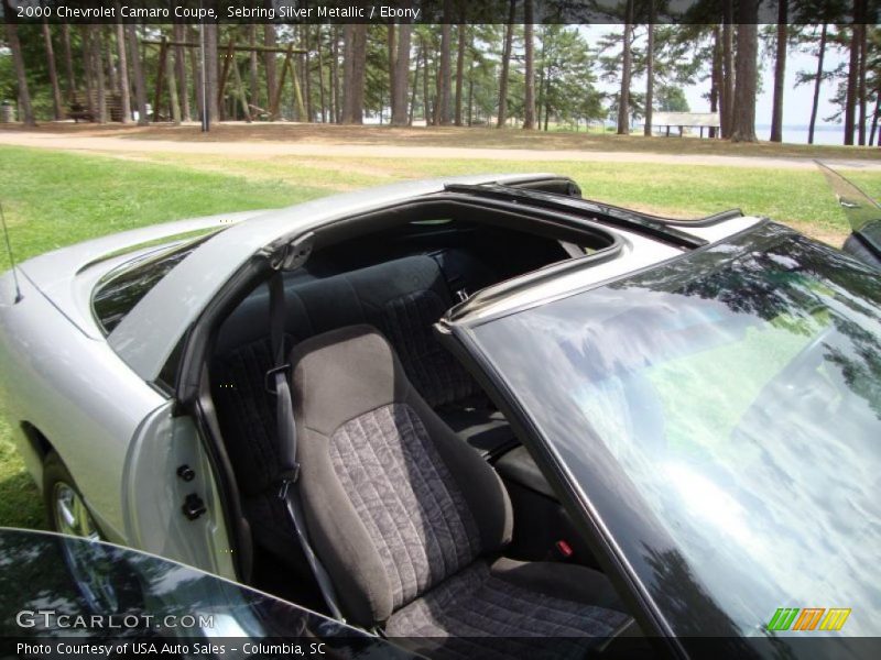 Sebring Silver Metallic / Ebony 2000 Chevrolet Camaro Coupe