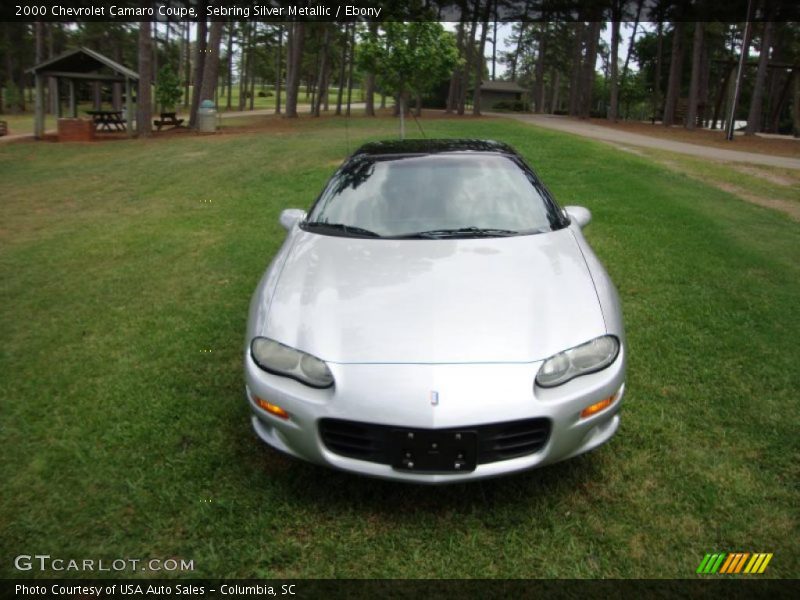 Sebring Silver Metallic / Ebony 2000 Chevrolet Camaro Coupe